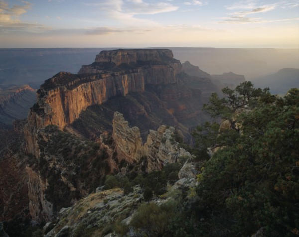 USA, Arizona, Grand Canyon , "View over sandstone and limestone rock formation in the Grand Canyon,