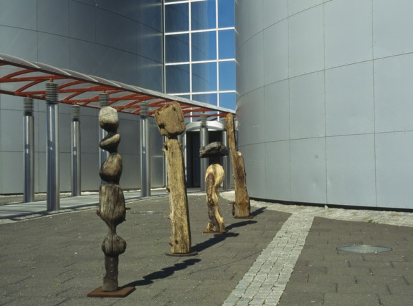 ICELAND, Reykjavik, "The Pearl. Entrance to the thermal heating storage and revolving retaurant