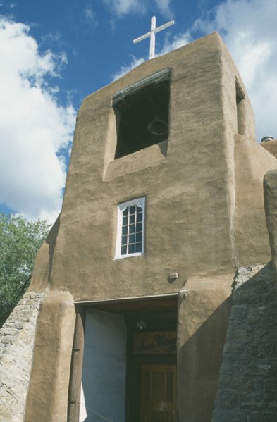 USA, New Mexico, Santa Fe, San Miguel mission oldest church in north America