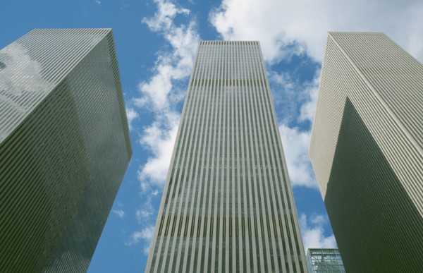 USA, New York, Manhattan, Skyscrapers on 6th avenue the Avenue of the Americas