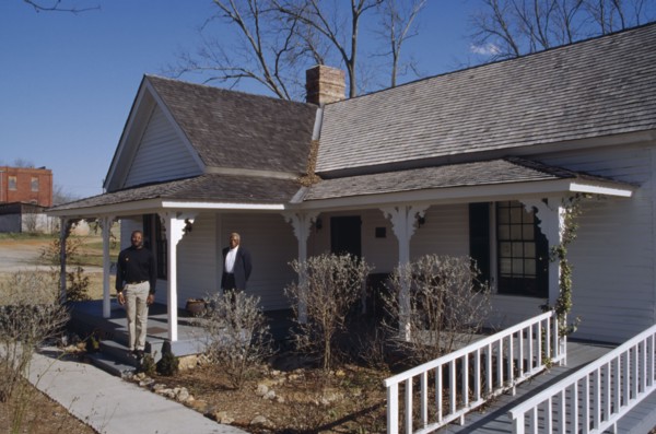 USA, Georgia, Eatonton, Curators of Afro American museum.