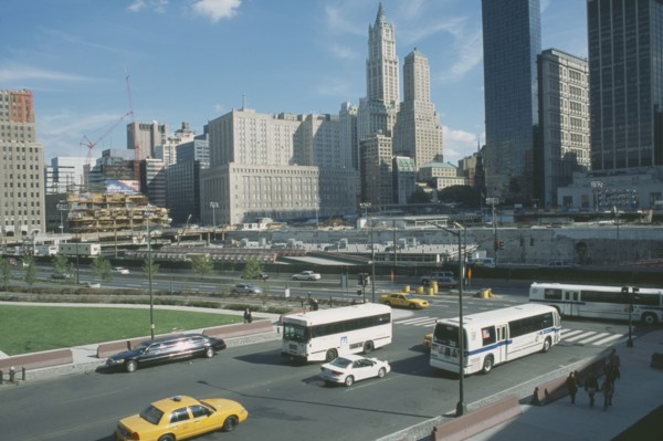 USA, New York, Manhattan, View over Ground Zero