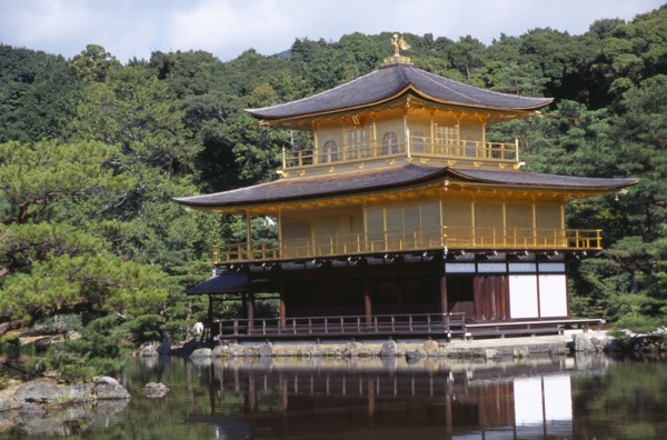 JAPAN, Honshu, Kyoto, Kinkaku Ji Temple aka the Golden Pavilion