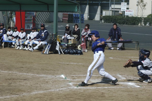 JAPAN, Chiba, Tako, "Captain Toshiki Hagiwara, 12 year old 6th grader,  watches the ball go for