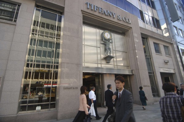 JAPAN, Honshu, Tokyo, The new Tiffany store on the Ginza