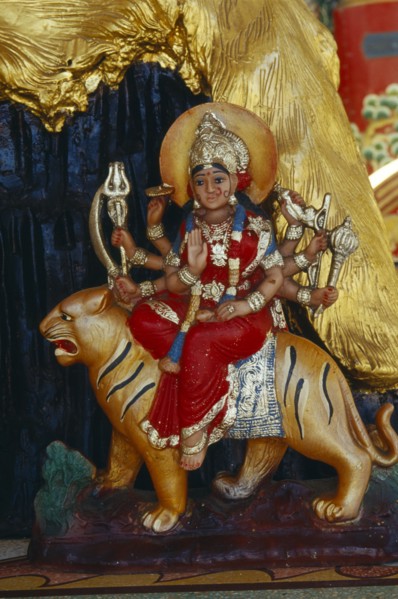 THAILAND, Chiang Mai Province, "Statue of Durga the inaccessible, a manifestation of Mahadevi