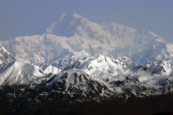 USA, Alaska, Snow covered mountain range