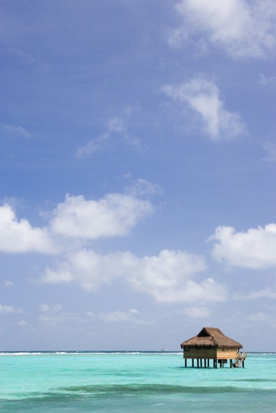 WEST INDIES, St Vincent & The Grenadines, Canouan, Amrita Spa offshore treatment rooms off Godahl