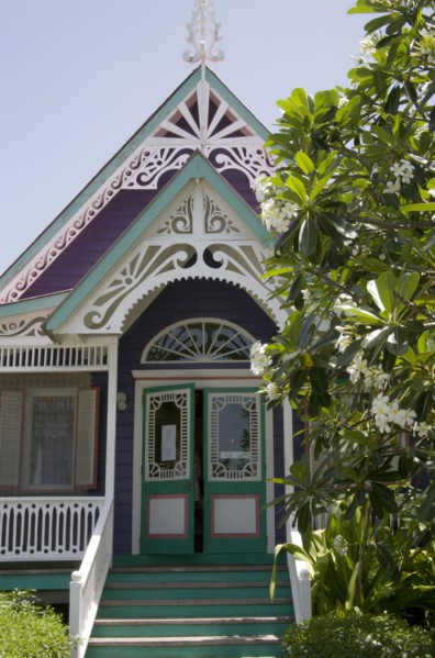 WEST INDIES, St Vincent & The Grenadines, Mustique, Chattel house shop in Britannia Bay