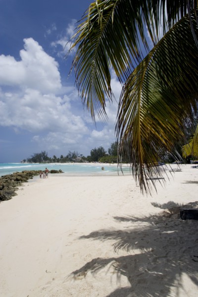 WEST INDIES, Barbados, Christ Church, Sea defences at Rockley Beach also known as Accra Beach after