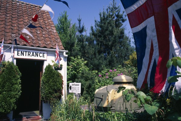 UNITED KINGDOM, Channel Islands, Guernsey, Forest Parish. German Occupation Museum. Main entrance