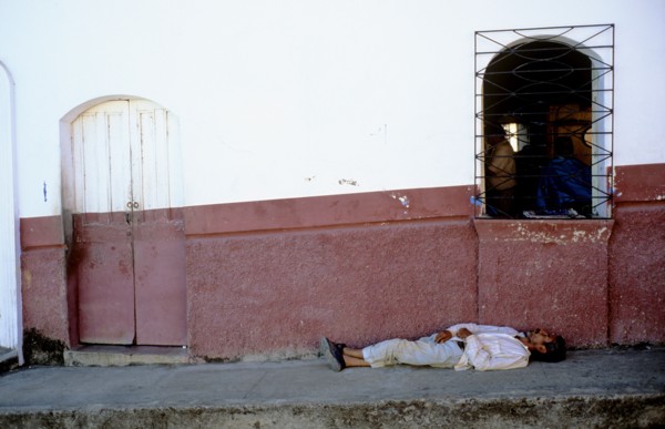 EL SALVADOR, Suchitoto, "In the heart of this old colonial town lies a colourful backstreet. The