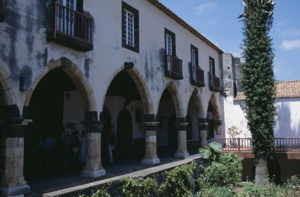 PORTUGAL, Madeira, Funchal, Cloisters of the Covento de Santa Clara dates from the 15th Century