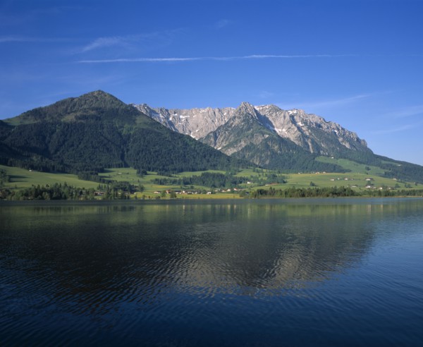 AUSTRIA, Pyramidenspitze, Kaisergebirge Mountains, "East of Kufstein, Zahmer Kaiser. Overlooking