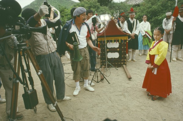 SOUTH KOREA, Seoul, "Filming period drama.  Director, cameraman and actors."