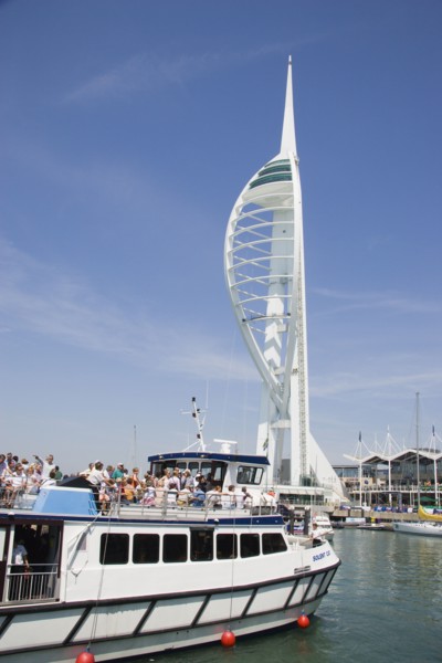 ENGLAND, Hampshire, Portsmouth, The Spinnaker Tower the tallest public viewing platforn in the UK