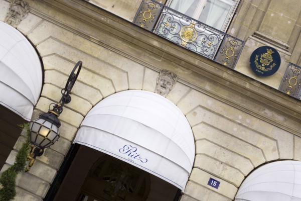 FRANCE, Ile de France, Paris, The Ritz Hotel entrance in Place Vendome