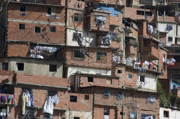 VENEZUELA, Caracas, Typical low income dwellings in the Petare district