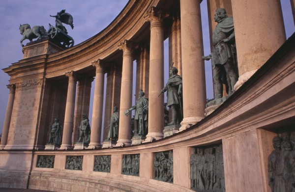 HUNGARY, Budapest, Heroes  Square erected to mark the 1000th anniversary of the Magyar conquest.