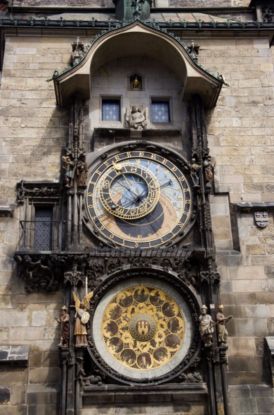CZECH REPUBLIC, Bohemia, Prague, The Astronomical Clock on the Old Town Hall