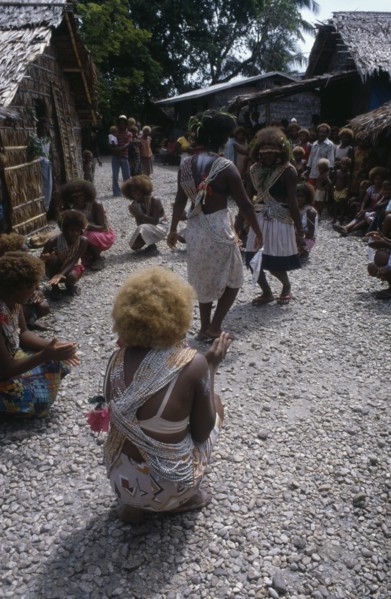 PACIFIC ISLANDS, Melanesia, Solomon Islands, "Malaita Province, Lau Lagoon, Foueda Island.  Dance