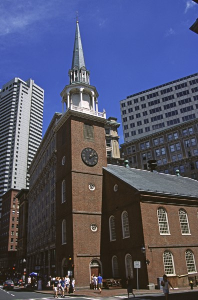 USA, Massachusetts, Boston, "Old South Meeting House, Washington Street,"
