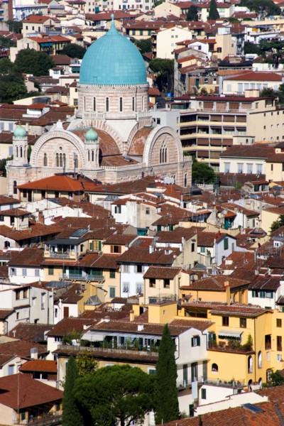 ITALY, Tuscany, Florence, "The 19th Century Tempio Maggiore, the Great Synagogue of Florence