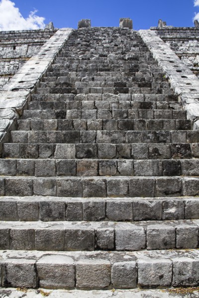 MEXICO, Yucatan, Chichen Itza, "El Osario, The Ossuary"