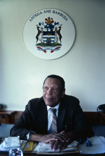 ANTIGUA, Politics, People, Sir Vere Cornwall Bird (1910-1999).  First Prime Minister of Antigua and