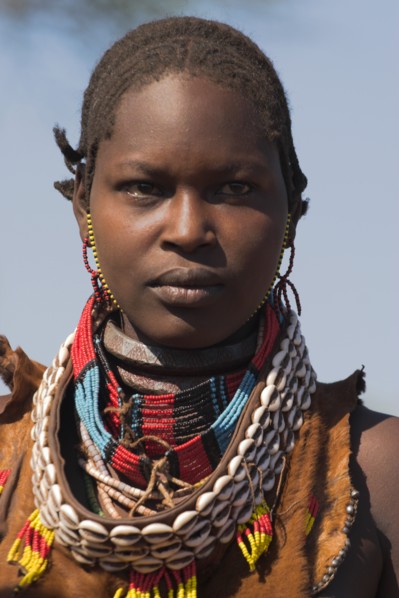 ETHIOPIA, Lower Omo Valley, Tumi, Dombo village (Hamer peoples)