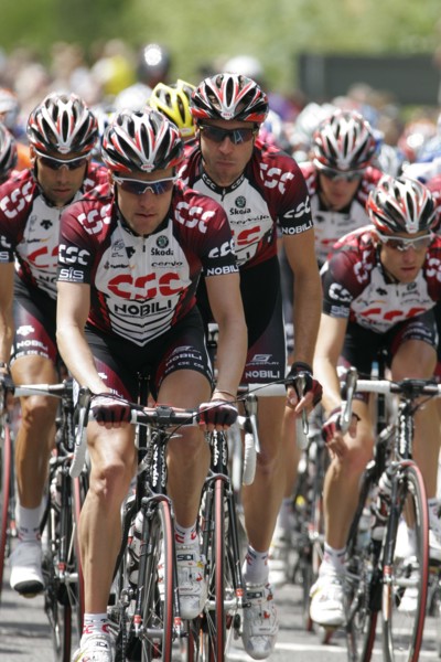 SPORT, Cycling, Road, Tour de France 2007 Kent stage leading group of cyclists.