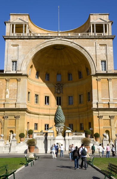 ITALY, Lazio, Rome, Vatican City Museum The central niche designed by Pirro Ligorio in the