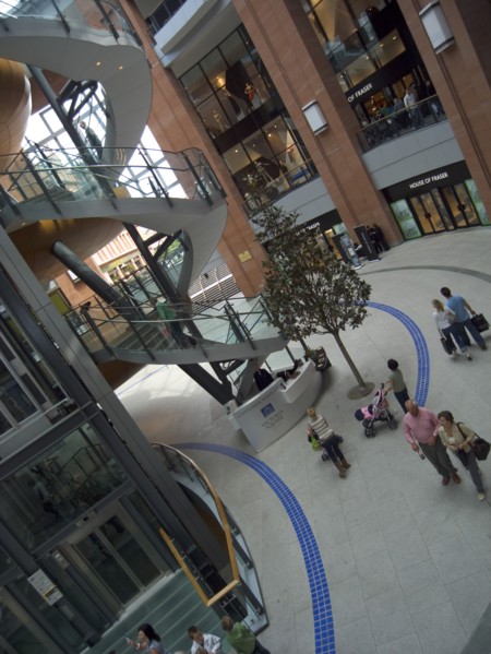 IRELAND, North, Belfast, Victoria Square shopping mall.
