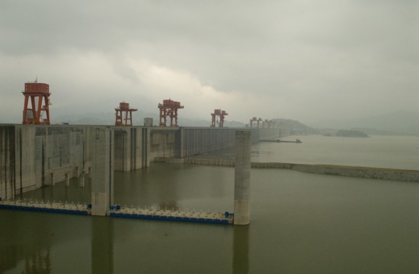 CHINA, Hubei , Sandouping, The Three Gorges Dam at Sandouping