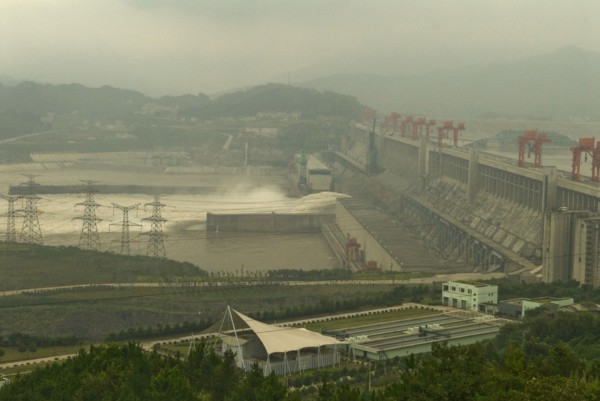 CHINA, Hubei , Sandouping, The Three Gorges Dam at Sandouping