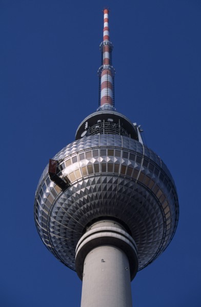 GERMANY, Berlin, Fernsehturm television tower.
