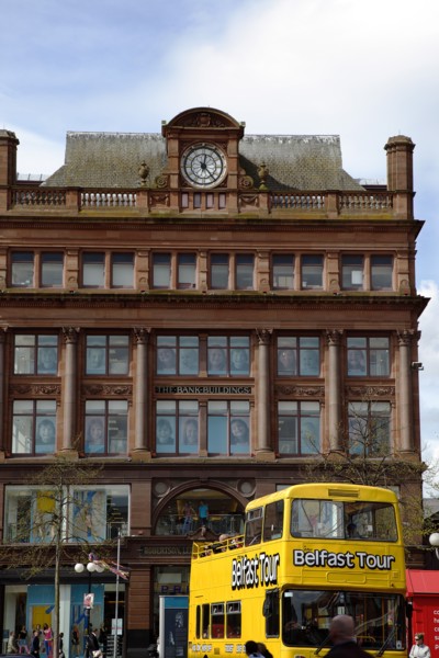 IRELAND, North, Belfast, "Castle Street Bank Buildings, former bank of the 4 Johns, now a retail
