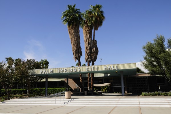USA, California, Palm Springs, "Palm Springs City Hall, Palm Springs"