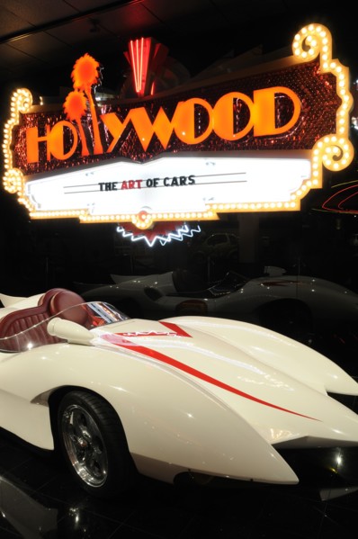 USA, California, Los Angeles, "1999 Mach 5 prototype for Speed Racer cartoon, Petersen Automotive
