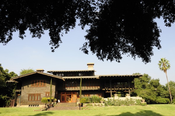 USA, California, Los Angeles, "The Gamble House exterior, Pasadena. Designed by Greene and Green in