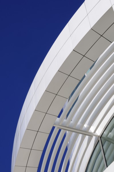 USA, California, Los Angeles, "Architectural detail, Getty Centre"