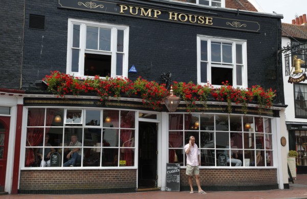 ENGLAND, East Sussex, Brighton, "The Lanes, Market Street, Exterior of the Pump House and Miss