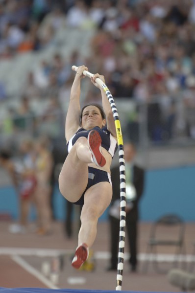 SPORT, Athletics, Pole Vault, "Scotlands Pole Vaulter Kirsty Maguire at the beginging of her assent