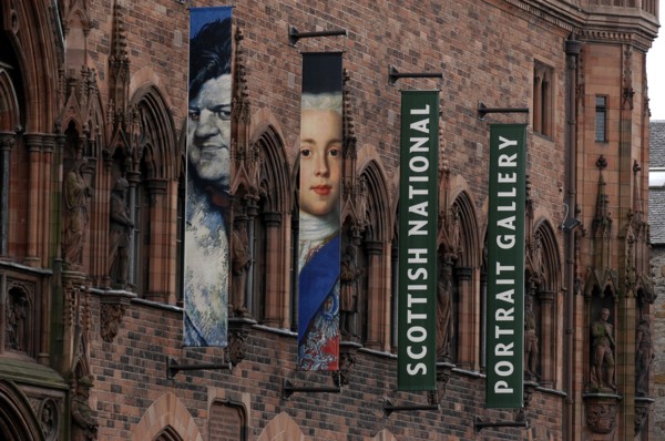 SCOTLAND, Lothian, Edinburgh, Exterior of the Scottish National Portrait Gallery in Queen Street