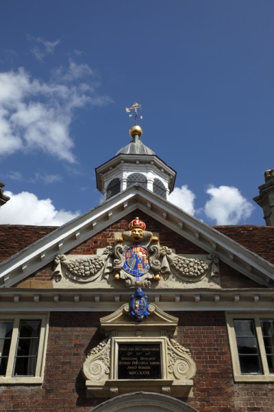 ENGLAND, Wiltshire, Salisbury, "High Street, Exterior of the College of Matrons 1682."