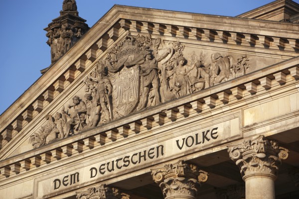 Germany, Berlin, the Reichstag building.