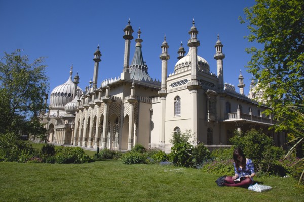 England, East Sussex, Brighton, The Royal Pavilion, 19th century retreat for the then Prince