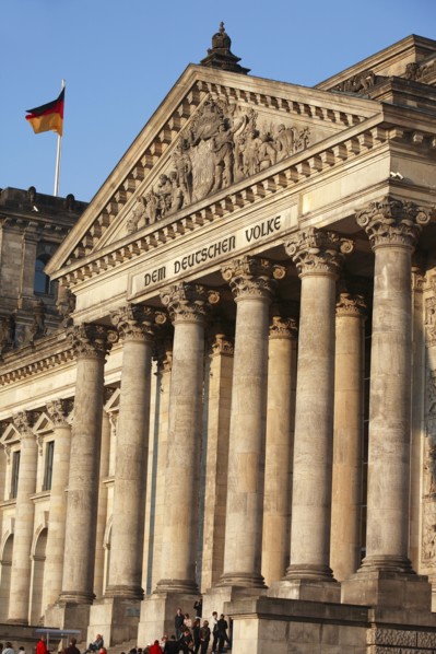 Germany, Berlin, the Reichstag building.