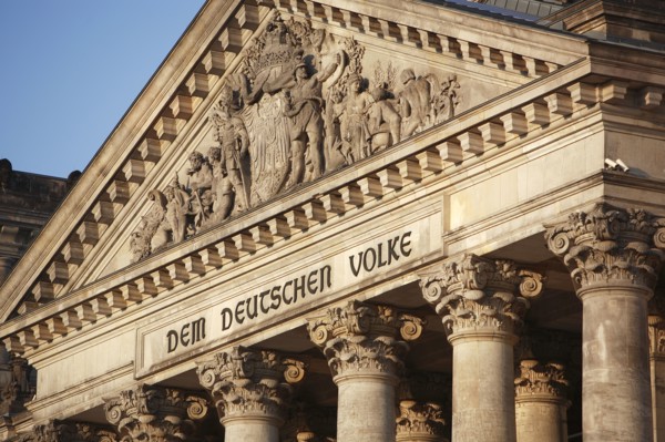 Germany, Berlin, the Reichstag building.