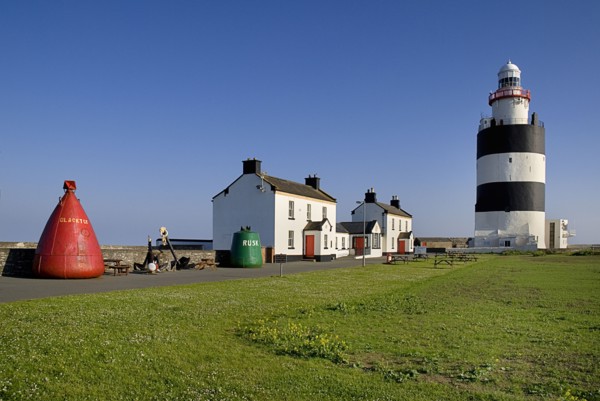 IRELAND, County Wexford, Hook Head Lighthouse, General view of lighthouse and assorted buildings.